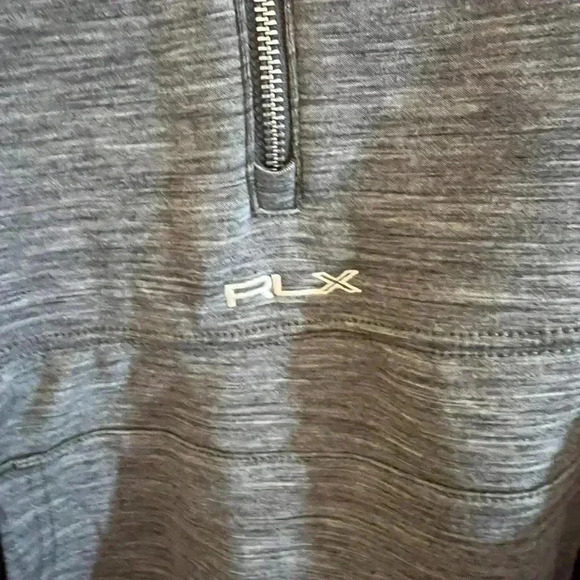 Polo Ralph Lauren RLX 1/4 Zip Oversized Pullover Fleece Funnel Neck Medium - Picture 4 of 10